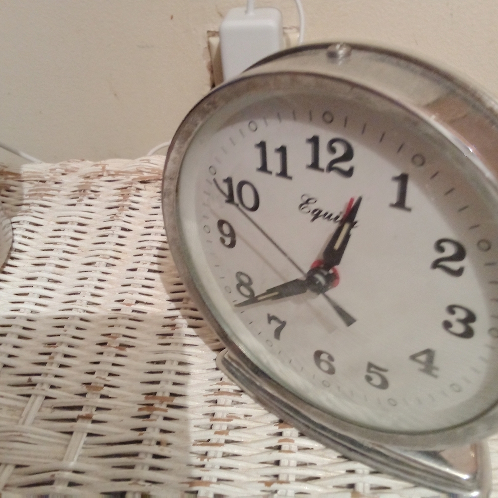 Equity vintage table clock